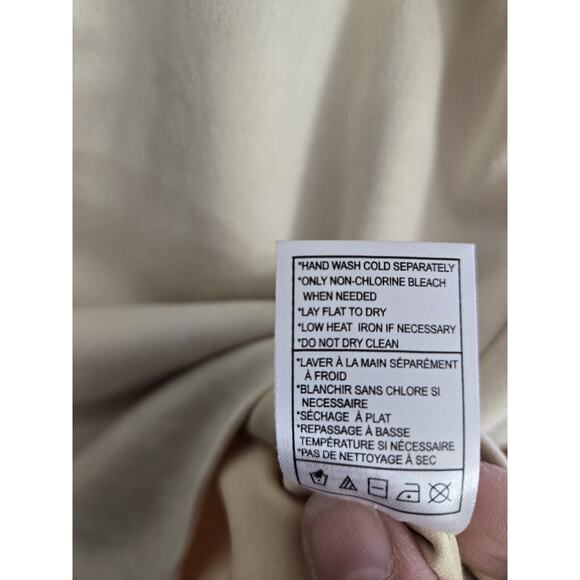 Steve Madden Suede Oversized Shirt Dress Medium Color:Bone Front Snap With... - Picture 5 of 7